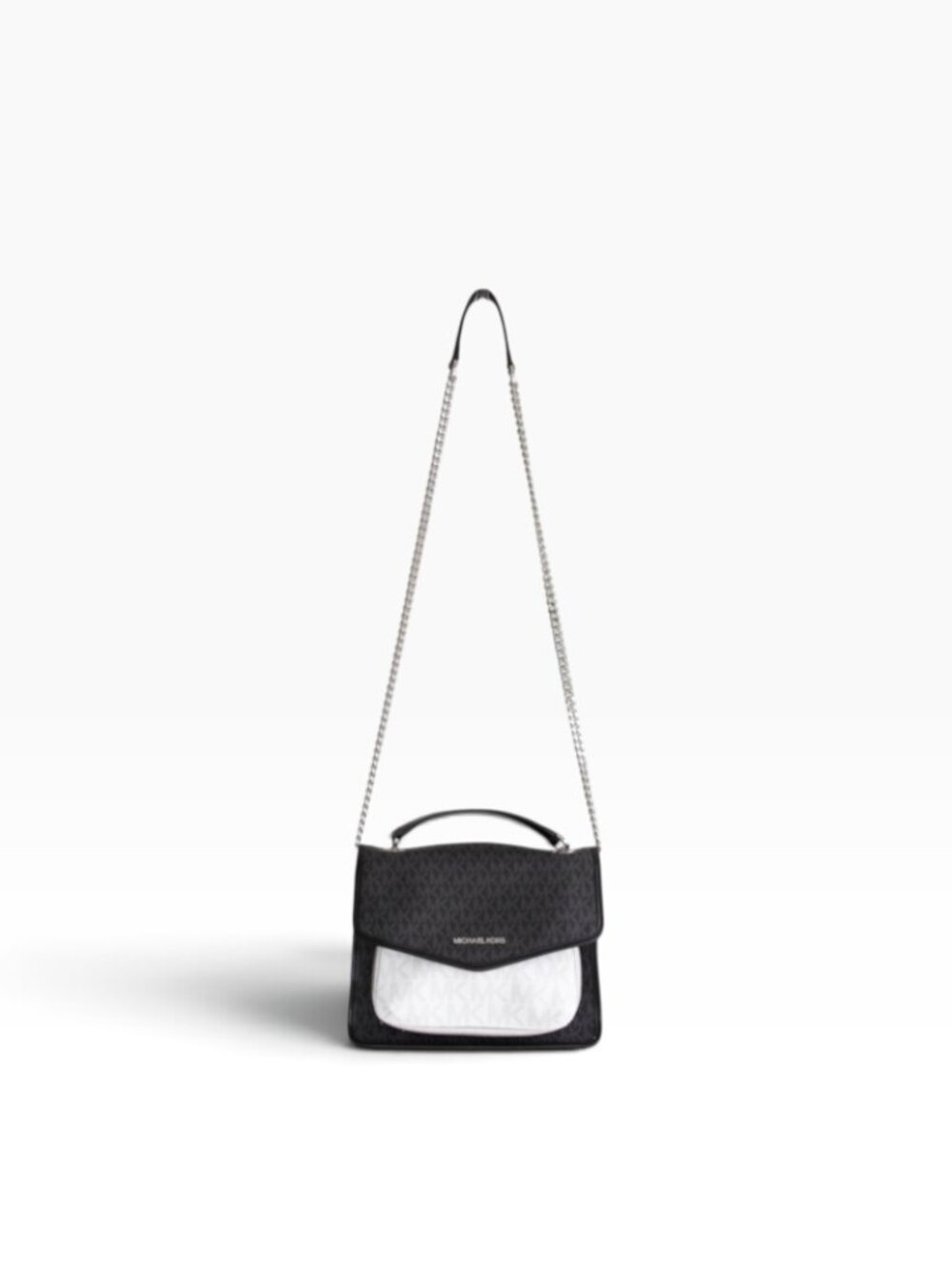 NEW Michael Kors Regina Medium Flag MK Signature Shoulder Bag